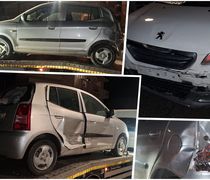 Τροχαίο ατύχημα στην πόλη με σύγκρουση 2 αυτοκινήτων