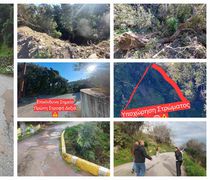 M. Γιωργαλλής: Αυτοψία της Επάρχου σε επικίνδυνο σημείο στο δρόμο προς Ασώματο