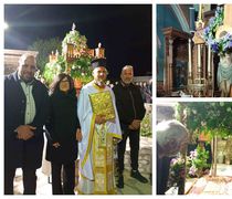 H περιφορά του Επιταφίου στoν Ι.Ν. Κοιμήσεως της Θεοτόκου στην Αντιμάχεια