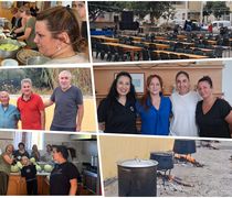 Φωτιά έχουν πάρει τα καζάνια για τα σημερινά χοιροσφάγια του ΑΠΕΛΛΗ στο Πυλί
