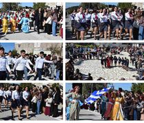 Mε λαμπρότητα η παρέλαση της 7ης Μαρτίου στην Ευαγγελίστρια Ασφενδιού