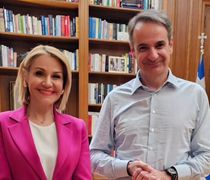 Συνάντηση της κ. Μίκας Ιατρίδη με τον Πρωθυπουργό στο Μέγαρο Μαξίμου