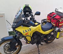 Ξανά στους δρόμους της Κω η μοτοσυκλέτα του ΕΚΑΒ