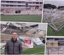 Ζημιές προκάλεσε ανεμοστρόβιλος στο παλαιό γήπεδο Ανταγορας 