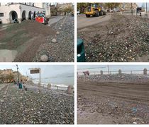 H σημερινή εικόνα του λιμανιού της Κω μετά την κακοκαιρία