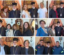 Θερμές ευχές και συγκινητική προσέλευση πιστών για τα ονομαστήριά του Μητροπολίτη κ. Ναθαναήλ