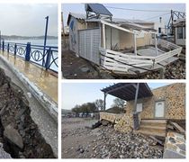 Nέες «πληγές» στην Κέφαλο από την χθεσινή κακοκαιρία: Kατέρρευσε νέο τμήμα του παραλιακού δρόμου - Ζημιές σε επιχειρήσεις