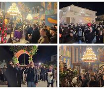 H περιφορά του Επιταφίου στoν Ι.Ν. Αποστόλων στην Αντιμάχεια