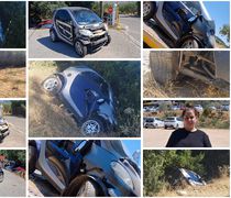 Πήγε να πάρει το αυτοκίνητό της από το πάρκινκ στη Ζιά και το βρήκε στον γκρεμό!