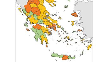 Δείτε τον χάρτη της υγειονομικής ασφάλειας της χώρας-Στο Επίπεδο 2 (επιτήρησης) η Kως