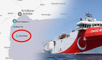 Στην Αττάλεια το Oruc Reis- Στο Καστελλόριζο η Κατερίνα Σακελλαροπούλου 