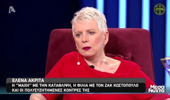 Λογοκρισία καταγγέλλει η Έλενα Ακρίτα: Τα «Νέα» μου έκοψαν κείμενο μετά από 20 χρόνια