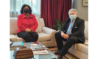 Συνάντηση Γ.Γ. Δημόσιας Διπλωματίας και Απόδημου Ελληνισμού με την πρέσβη της Πορτογαλίας στην Αθήνα