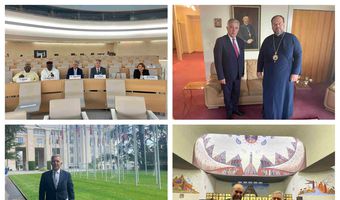 Ο Βασίλης Υψηλάντης στον Ο.Η.Ε. στη Γενεύη, ως εκπρόσωπος του Ελληνικού Κοινοβουλίου για τα ανθρώπινα δικαιώματα
