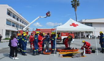 Με επιτυχία η άσκηση ετοιμότητας της Πυροσβεστικής στο 1ο Γυμνάσιο Κω (φωτό-βίντεο)