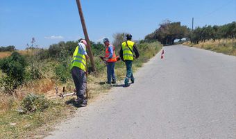 Eργασίες καθαρισμού και αποψίλωσης χόρτων στο Τιγκάκι