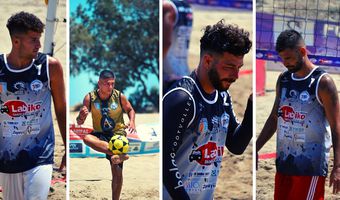 Στο Euro FootVolley στο Ηράκλειο Πλατέλλας - Κουρζής και Ιωαννίδης - Μουρούτσος