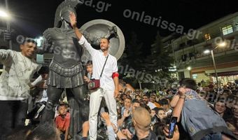 "Χαμός" στα Φάρσαλα για την επιστροφή του survivor Γιώργου Κατσαούνη - Υποδοχή ήρωα