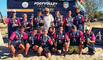 Με επιτυχία ολοκληρώθηκε το Footvolley Tour στον Μύλο - Nικητές οι Κουρζής και Χατζηνικολάου