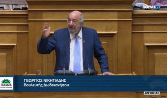 Γ. Νικητιάδης: «Τι θα κάνει η κυβέρνηση για να μην πούμε το ψωμί, ψωμάκι;»