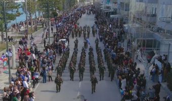 Δυναμική η συμμετοχή των Εθνοφυλάκων Κω στην παρέλαση της Ενσωμάτωσης της Δωδεκανήσου (vid)