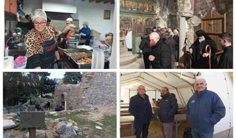 Αρκετοί πιστοί και φέτος στον εορτασμό της Παναγιάς Καστριανής στο Παλιό Πυλί