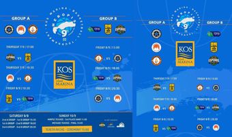 Το πρόγραμμα του «KOS MARINA» 9o MEROPIS INTERNATIONAL BASKETBALL TOURNAMENT U16