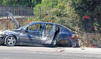 Τροχαίο ατύχημα στο Λινοπότη - Μεταφέρθηκαν στο νοσοκομείο 4 τραυματίες