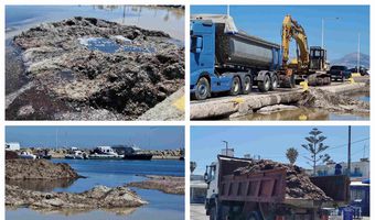 Συνεχίζεται η απομάκρυνση των φυκιών στο Μαστιχάρι – Τι δηλώνει ο εργολάβος για το πότε θα είναι έτοιμο το λιμάνι