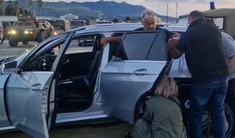 Με ταξί μεταφέρθηκε στο πλοίο ο τραυματίας εργαζόμενος του Δήμου για να μεταβεί σε νοσοκομείο της Αθήνας