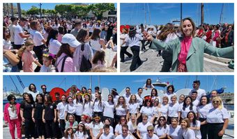Υπέροχη η χορευτική παράσταση στο Λιμάνι Κω για την Πρωτομαγιά και την Παγκόσμια Ημέρα χορού από το Λύκειο Ελληνίδων 