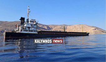 Σε εξέλιξη εργασίες προετοιμασίας του Φ/Γ “BLUE SHARK” προκειμένου να απομακρυνθεί από την Κάλυμνο