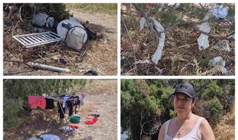 Αλεξία Κωστογλάκη: Ρομά πετάνε τα σκουπίδια τους και ότι άλλο μπορείς να φανταστείς στις παραλίες – Καταστρέφουν το νησί