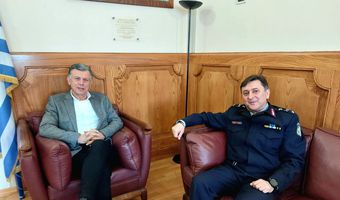 Συνάντηση με το νέο Αστυνομικό Δ/ντη Μ. Καζαμία είχε ο Δήμαρχος Κω
