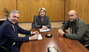 Συνάντηση εργασίας του Βασ. Υψηλάντη με την αρμόδια για τις μεταφορές υφυπουργό Χριστίνα Αλεξοπούλου