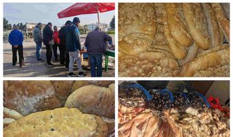Μεγάλη κίνηση στους φούρνους της Κω για τις παραδοσιακές λαγάνες και στα ψαράδικα