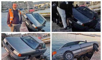 Αυτοκίνητο έπεσε στο λιμάνι της Κω - Συμπολίτες μας "διέσωσαν" τον οδηγό 