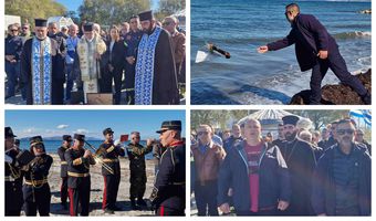 Φωτορεπορτάζ από την επιμνημόσυνη δέηση για τους ήρωες των Ιμίων