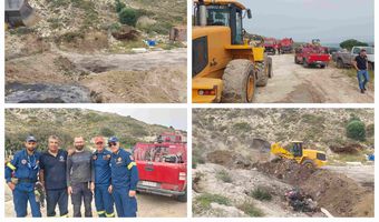 Κατάσβεση αυτανάφλεξης σε Χωματερή στην Κέφαλο 