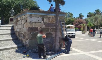 Aναγνώστης: Παρέμβαση σε αρχαιολογικό χώρο στην Κω με τοποθέτηση μεταλλικής κατασκευής επάνω σε ιστορικά τοιχία