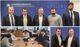 Συνάντηση του Δημάρχου Θ. Νικηταρά με τον Υπ. Μετανάστευσης - Πρόταση για "ενίσχυση" του Δήμου 