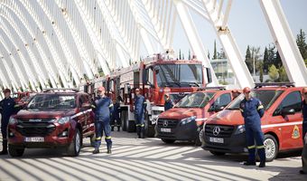 14 νέα πυροσβεστικά οχήματα στις Πυροσβεστικές Υπηρεσίες της Περιφέρειας Νοτίου Αιγαίου