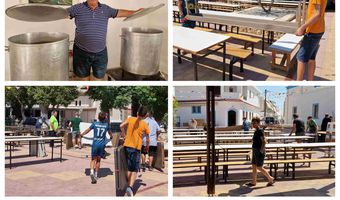 Προετοιμασίες για το σημερινό πανηγύρι στον Ι.Ν. Γενεσίου της Θεοτόκου στην Καρδάμαινα