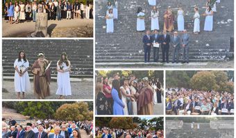 Σε κατανυκτική ατμόσφαιρα η τελετή ορκωμοσίας των αριστούχων τελειόφοιτων ιατρικών σχολών στον όρκο του Ιπποκράτη στο Ασκληπιείο Κω
