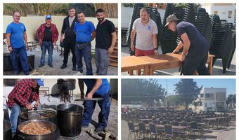 Πυρετώδεις προετοιμασίες για τα σημερινά "χοιροσφάγια" στο Πυλί
