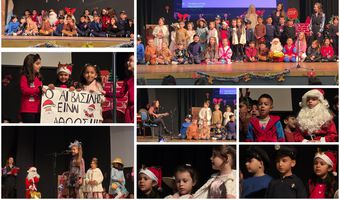 «Χριστουγεννιάτικοι μπελάδες» με χαμόγελα και τραγούδια από την Α’ τάξη του Δημοτικού Σχολίου Πυλίου