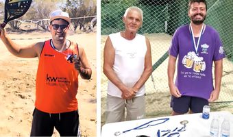 Δεύτερη θέση για τον Γιώργο Πανδή στο Beach Tennis Tournament Χανίων