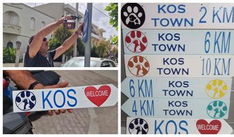 Νέες ενημερωτικές πινακίδες στην πόλη της Κω - Tι δηλώνει ο Πρόεδρος της Κοινότητας Σ. Χατζηπέτρος