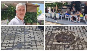 Aγανακτισμένοι οι επιχειρηματίες στην Πλ. Διαγόρα – Υπερχείλισαν πάλι τα φρεάτια, κλείνουν τις μύτες τους από την δυσοσμία οι επισκέπτες