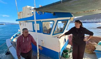 Μικελίνα & Δρόσος Μυλωνάς: Το ζευγάρι που παλεύει μέρα-νύχτα στη θάλασσα για το μεροκάματο